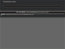 Tablet Screenshot of livelocker.com